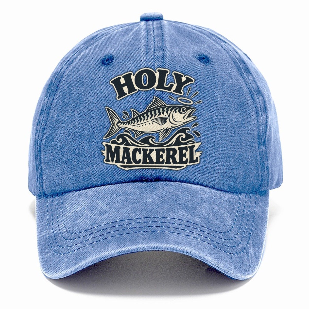 Holy Mackerel Fishing Elegant Classic Cap – Summer Sky