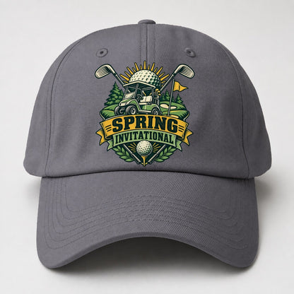 Spring Invitational Golf Life Baseball Cap – Grey