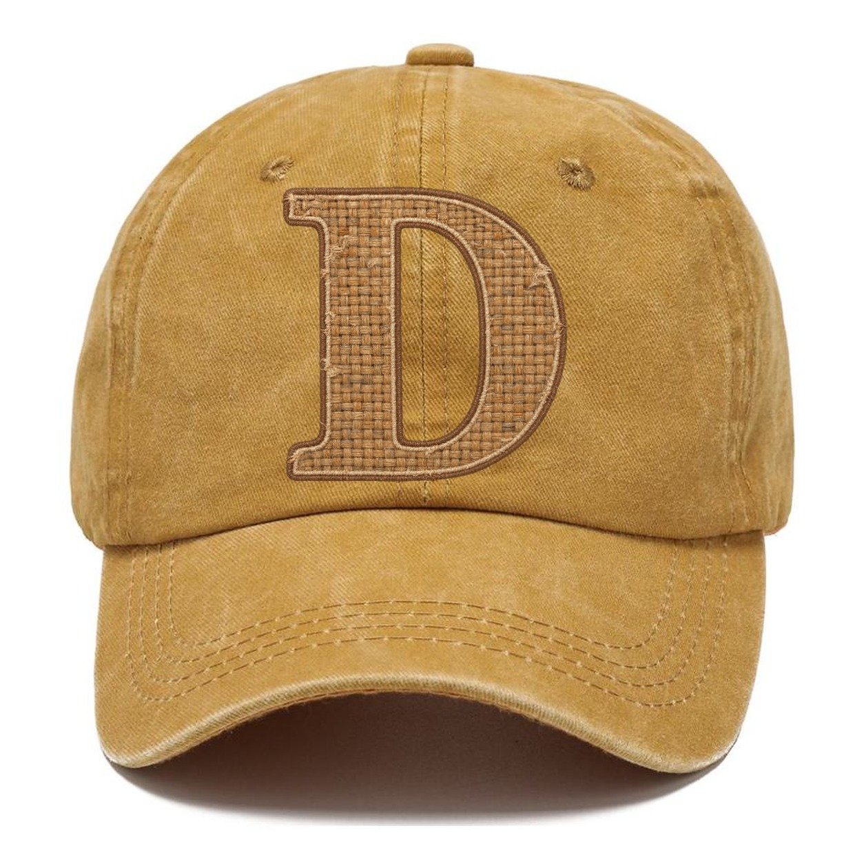 Woven Tweed D Monogram Classic Cap – Golden Harvest