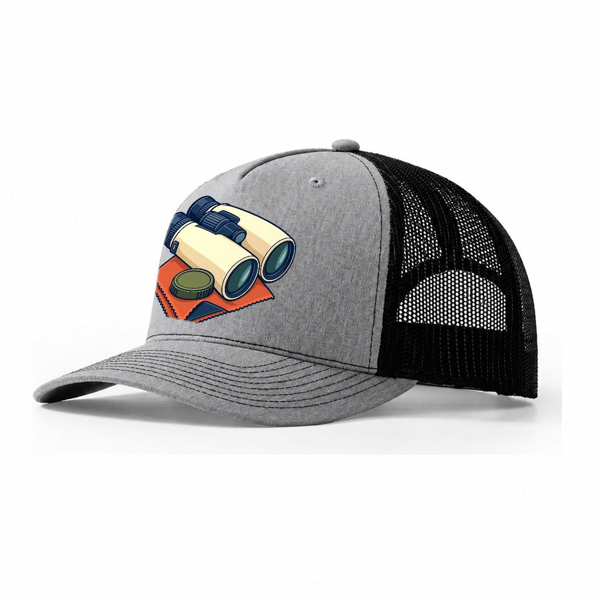 Binocular Field Kit Birdwatching Trucker Hat – Sport Grey Black
