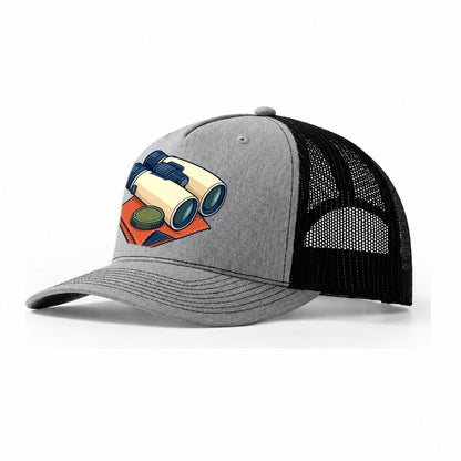 Binocular Field Kit Birdwatching Trucker Hat – Sport Grey Black