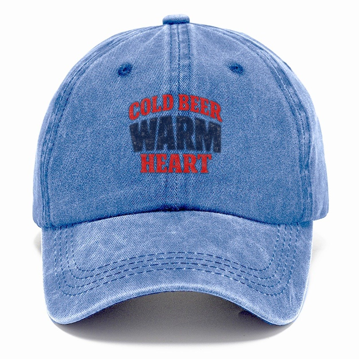 Cold Beer Heart Classic Cap – Summer Sky
