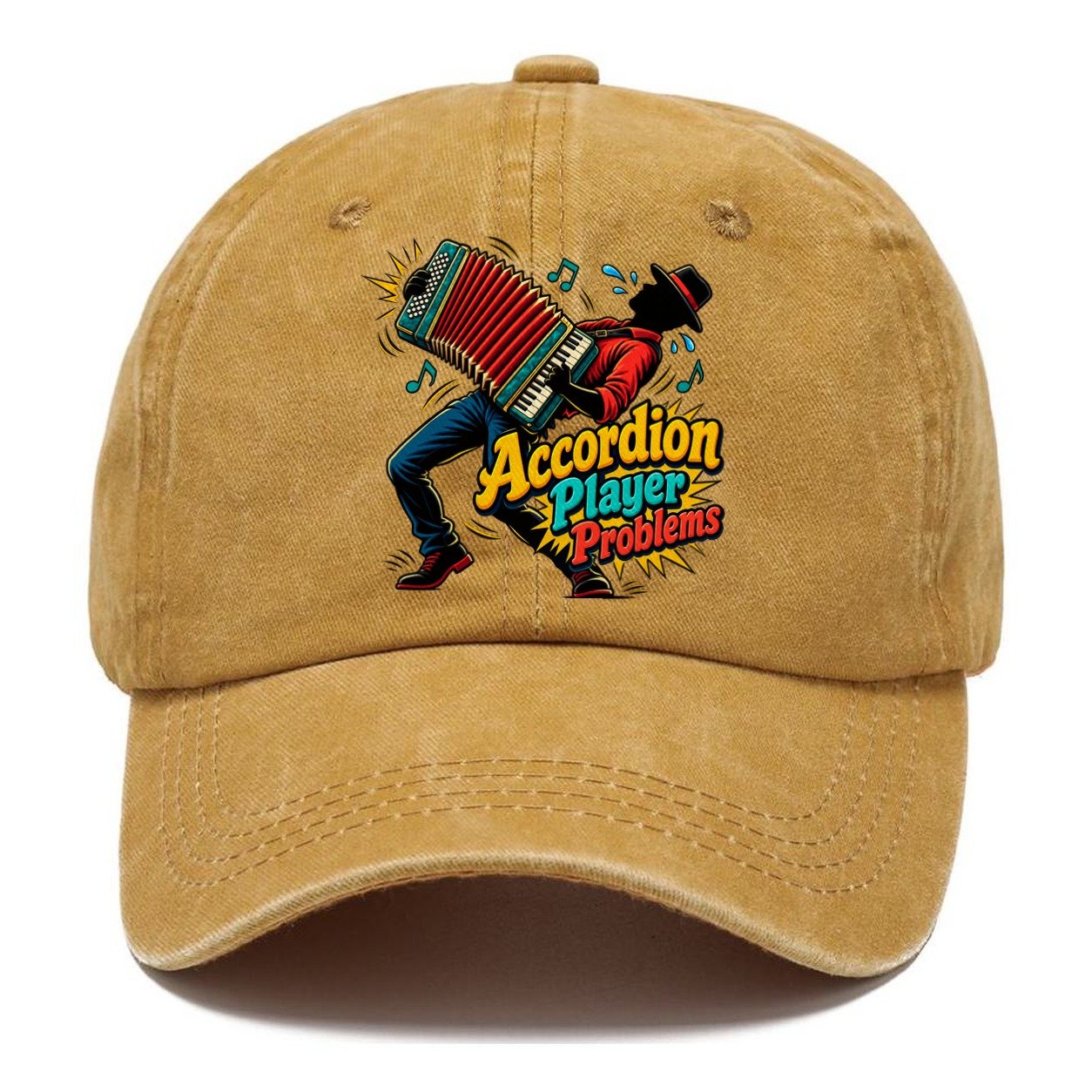 Accordion Player Problems Music Instruments Classic Cap – Golden Harvest