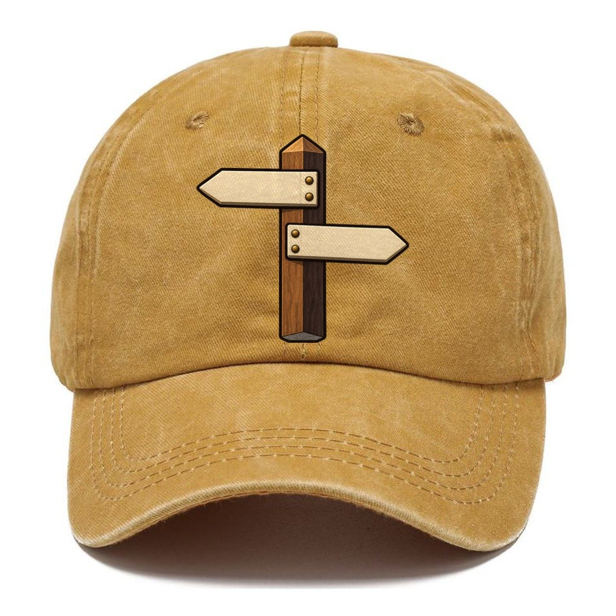 Trail Junction Post Geocaching Classic Cap – Golden Harvest