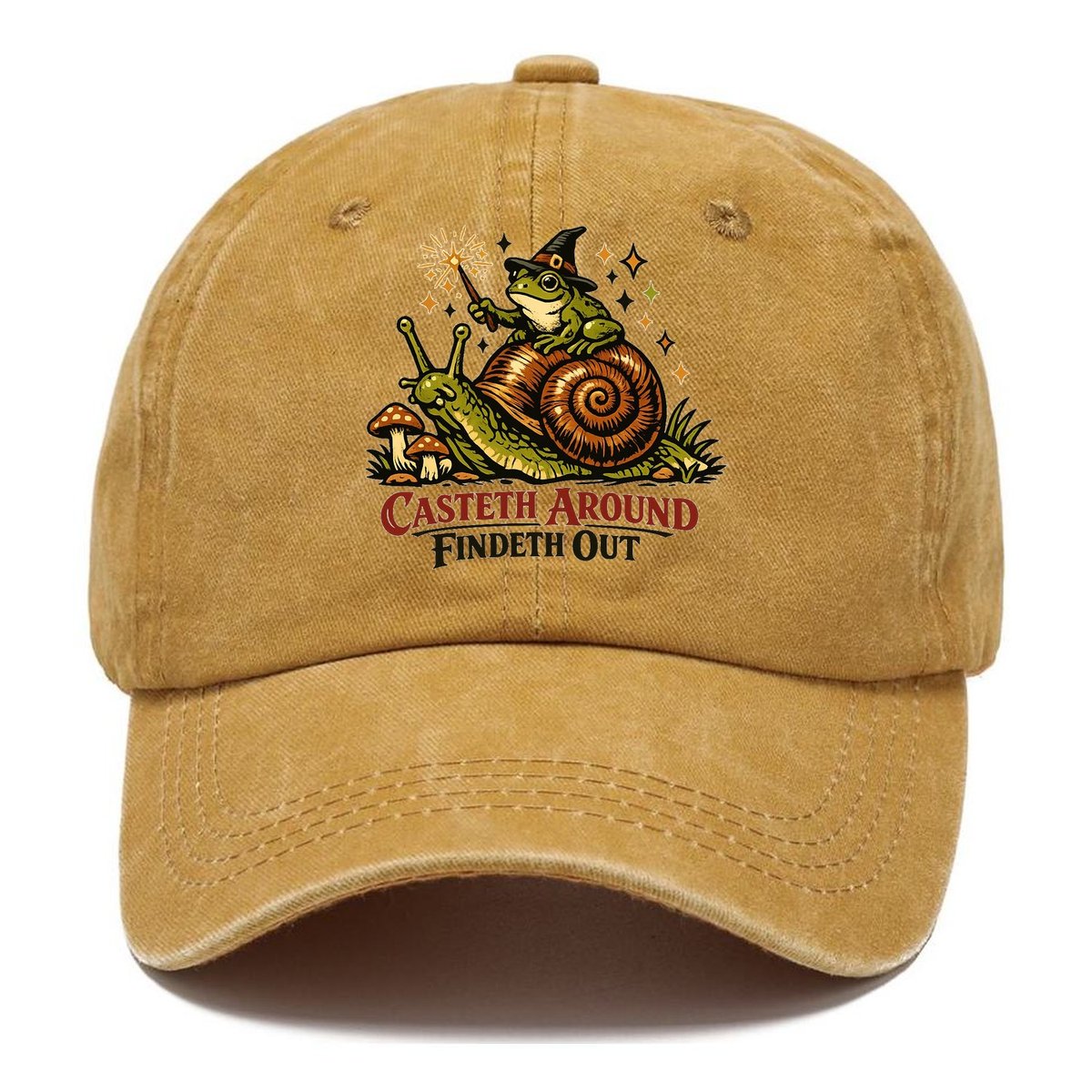 Casteth Around Findeth Out Classic Cap – Golden Harvest