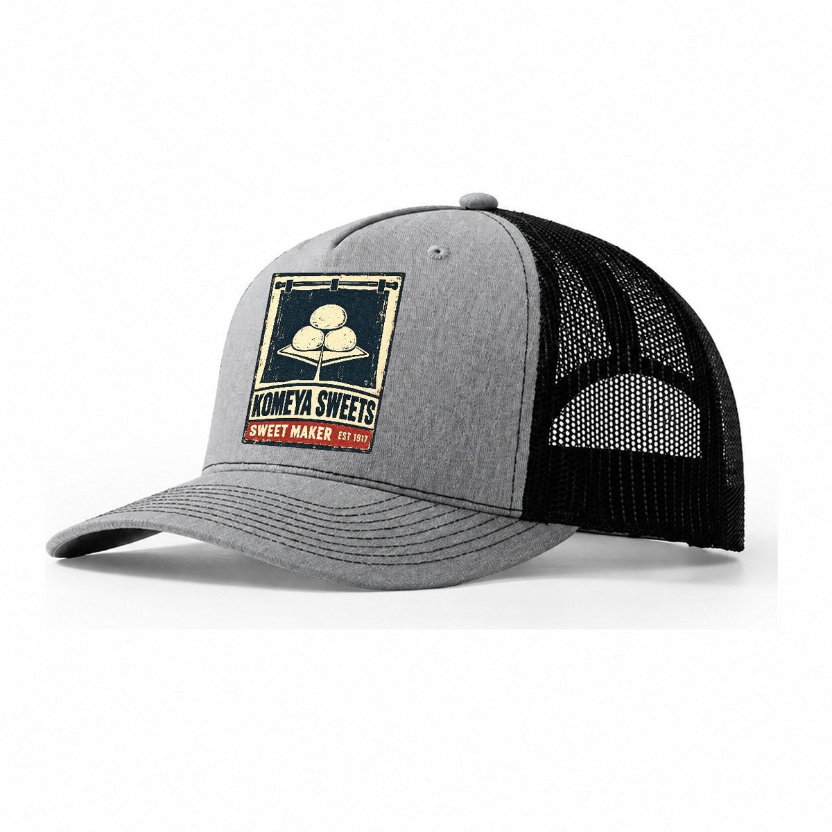 Komeya Sweet Shop Noren Trade Co Trucker Hat – Sport Grey Black