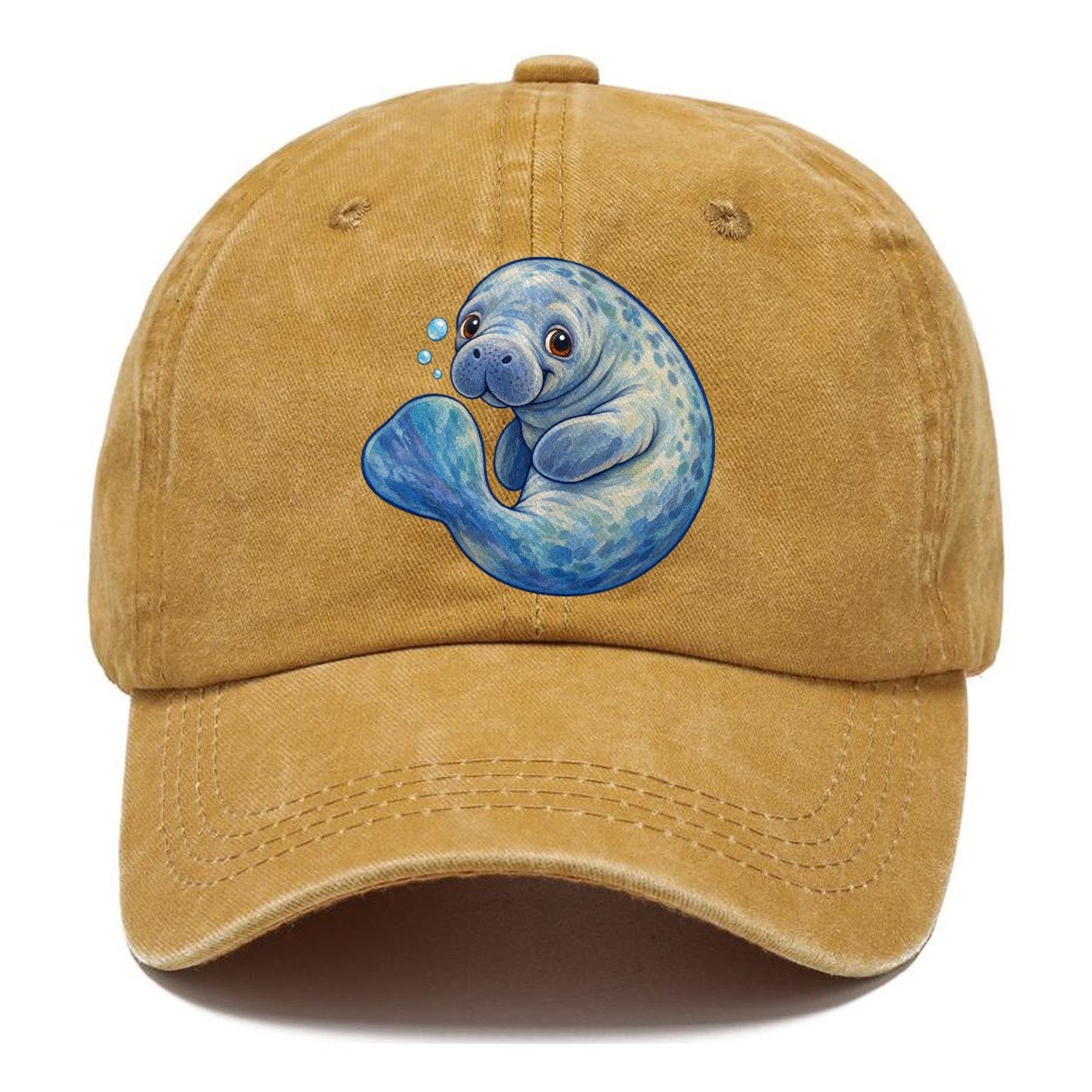 Manatee Curled Drift Sea Sprite Classic Cap – Golden Harvest