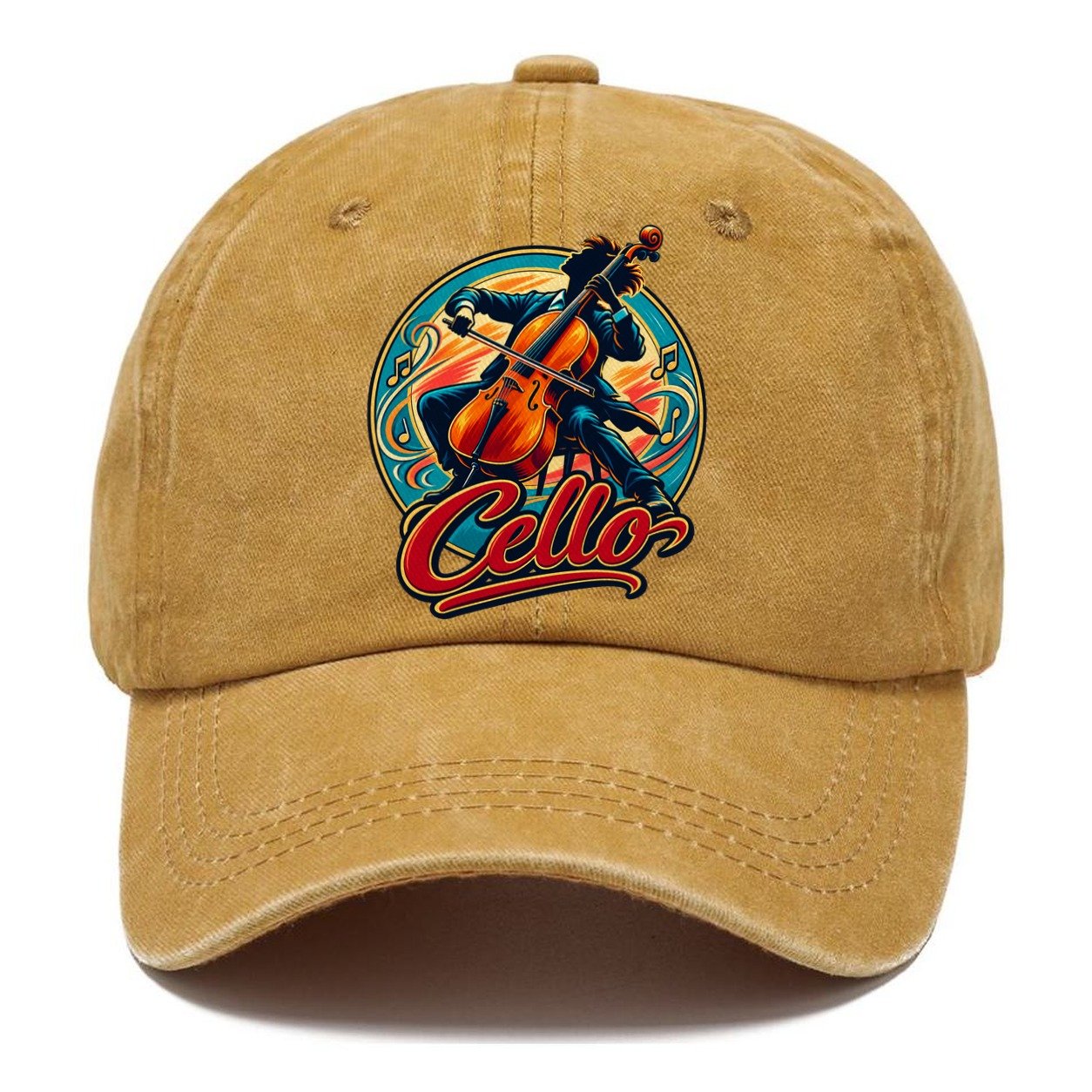 Cello Crest Music Instruments Classic Cap – Golden Harvest