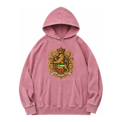 West Highland White Terrier Alert Stan Vintage Washed Hoodie – Dusty Rose