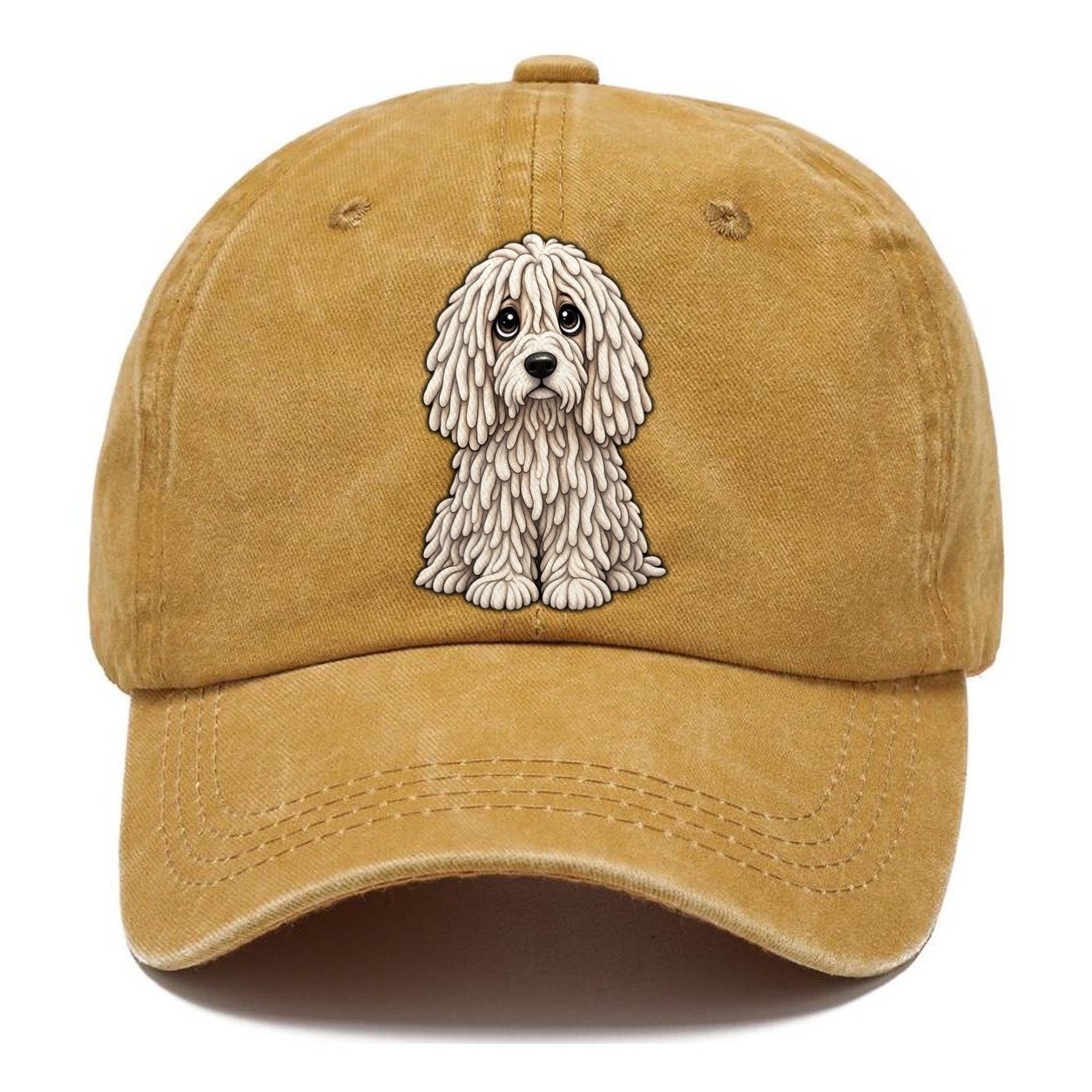 Komondor Sitting Sweetheart Classic Cap – Golden Harvest
