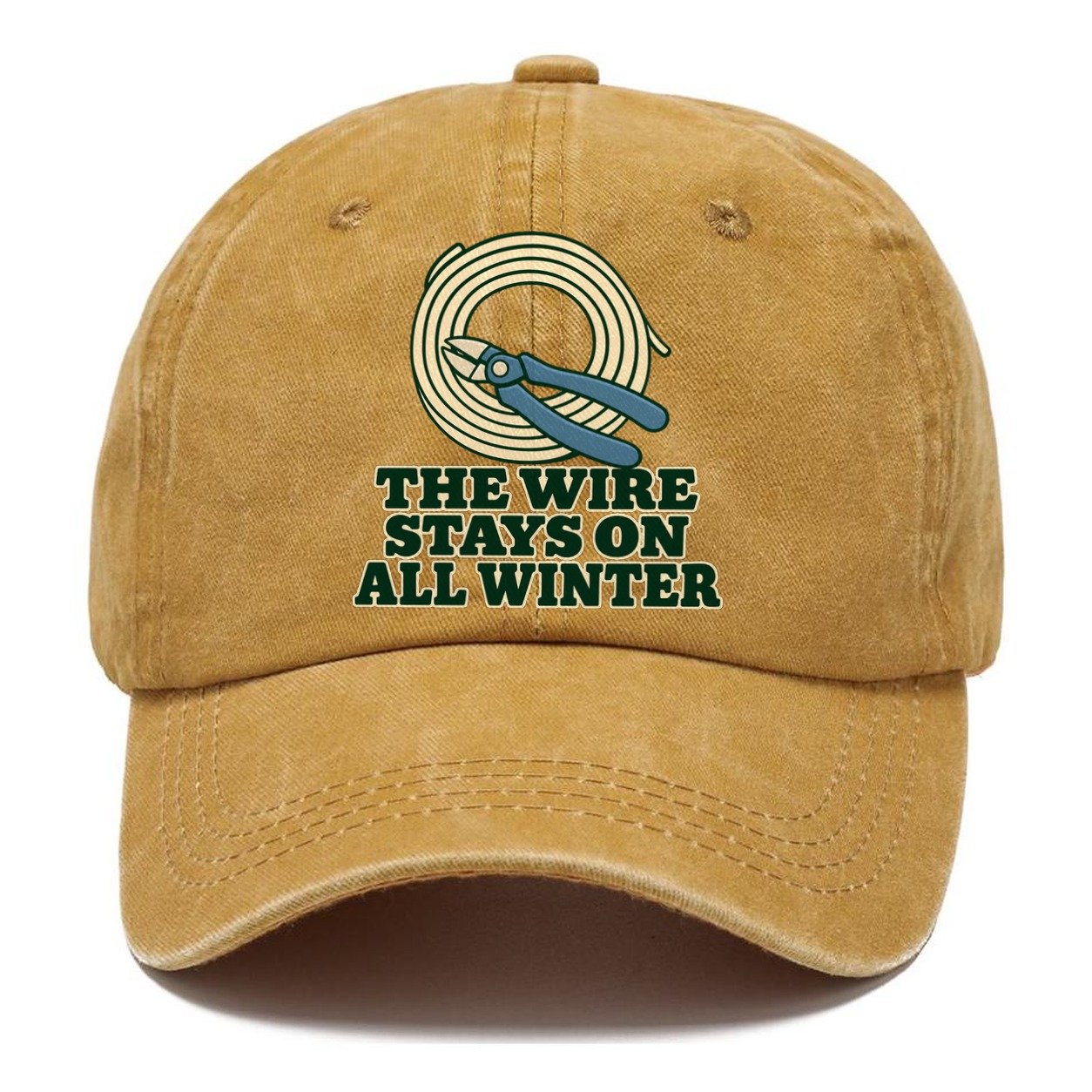 The Wire Stays On All Winter Bonsai Classic Cap – Golden Harvest