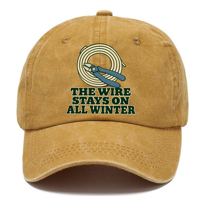 The Wire Stays On All Winter Bonsai Classic Cap – Golden Harvest