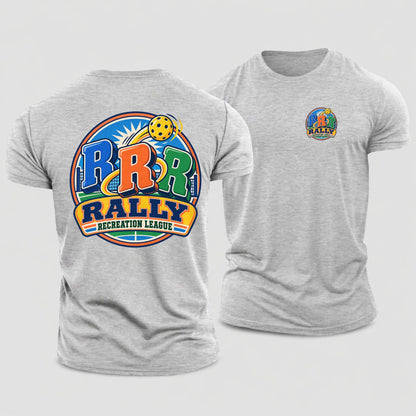Rally Recreation League Pickleball Life Cotton T-Shirt – Sport Grey