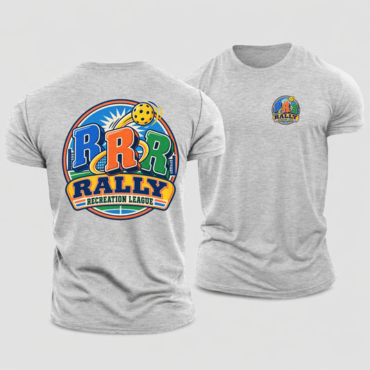 Rally Recreation League Pickleball Life Cotton T-Shirt – Sport Grey