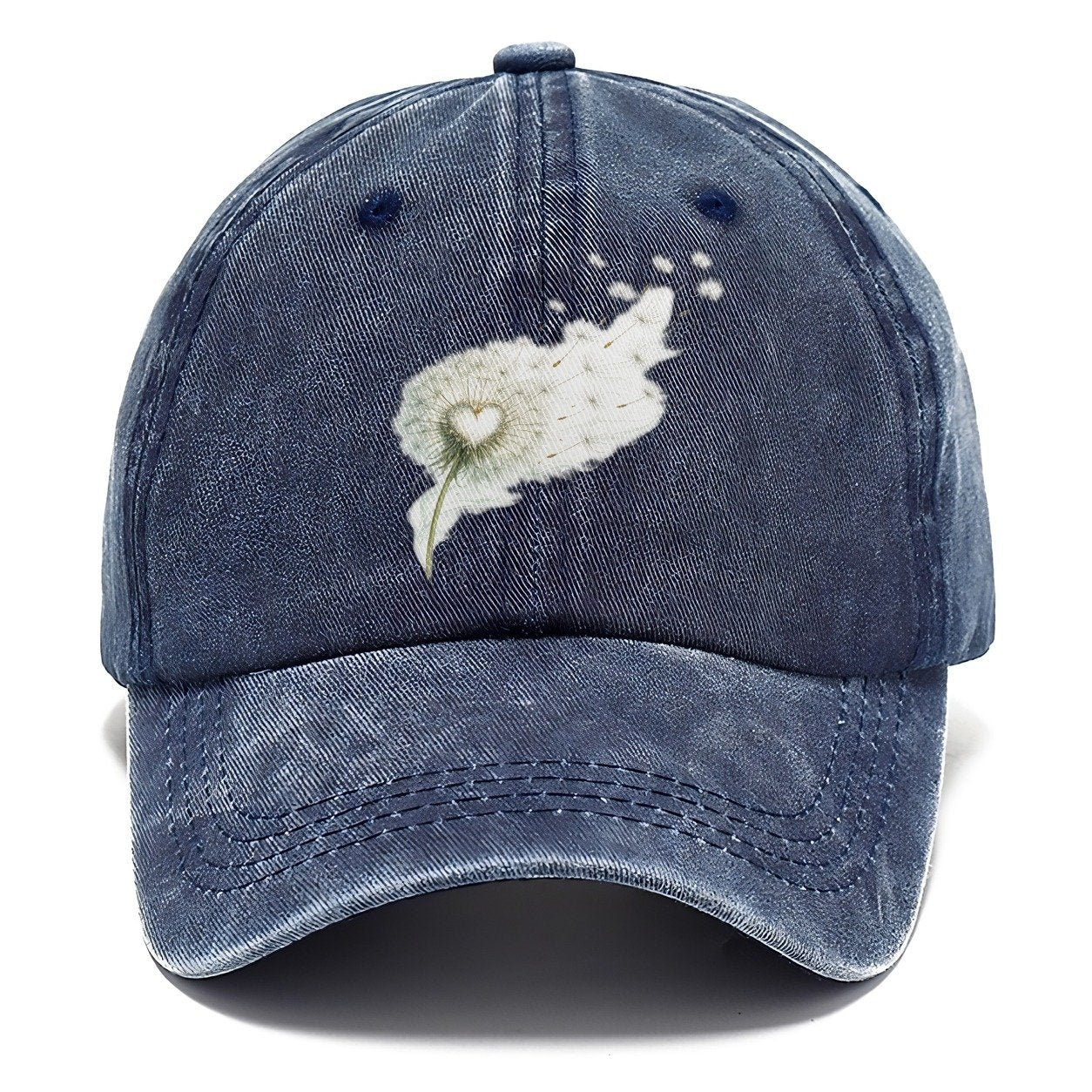 Claddagh Symbol Washed Classic Cap – Twilight Navy