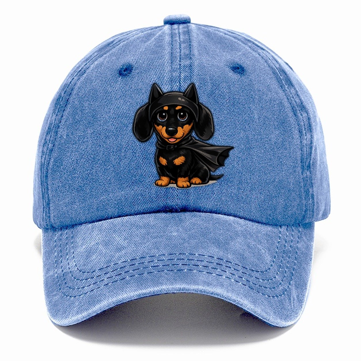 Dachshund Dark Knight Classic Cap – Summer Sky