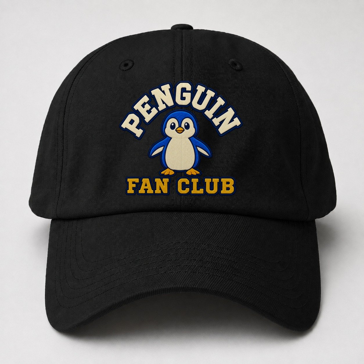 Penguin Fan Club Baseball Cap – Black