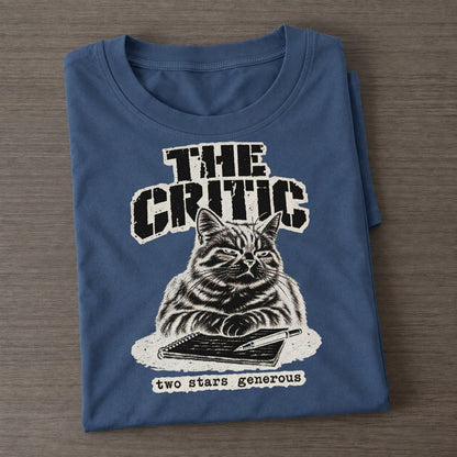 Critic Alley Cat Records Classic T-shirt – Twilight Navy