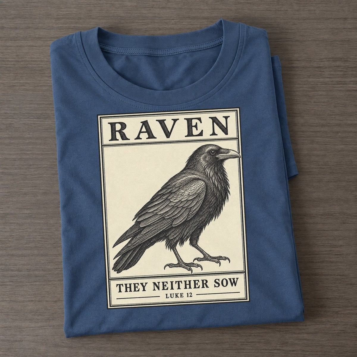 Raven Specimen Plate Creature Canticle Classic T-shirt – Twilight Navy