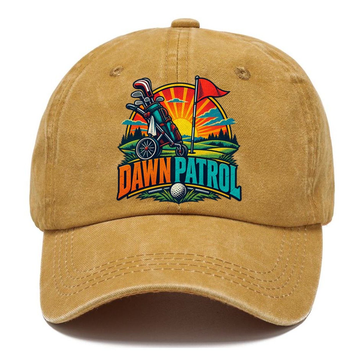 Dawn Patrol Golf Life Classic Cap – Golden Harvest