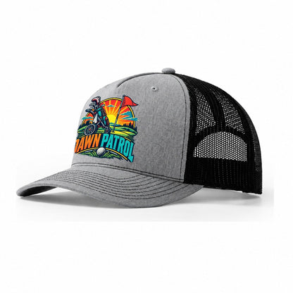 Dawn Patrol Golf Life Trucker Hat – Sport Grey Black