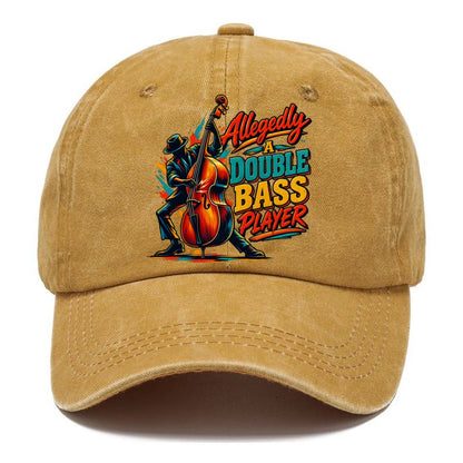 Allegedly A Double Bass Player Music Instruments Classic Cap – Golden Harvest