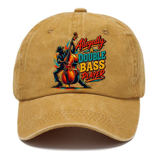 Allegedly A Double Bass Player Music Instruments Classic Cap – Golden Harvest