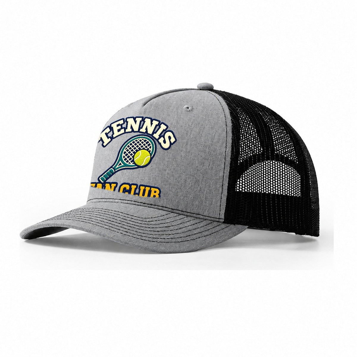 Tennis Fan Club Trucker Hat – Sport Grey Black