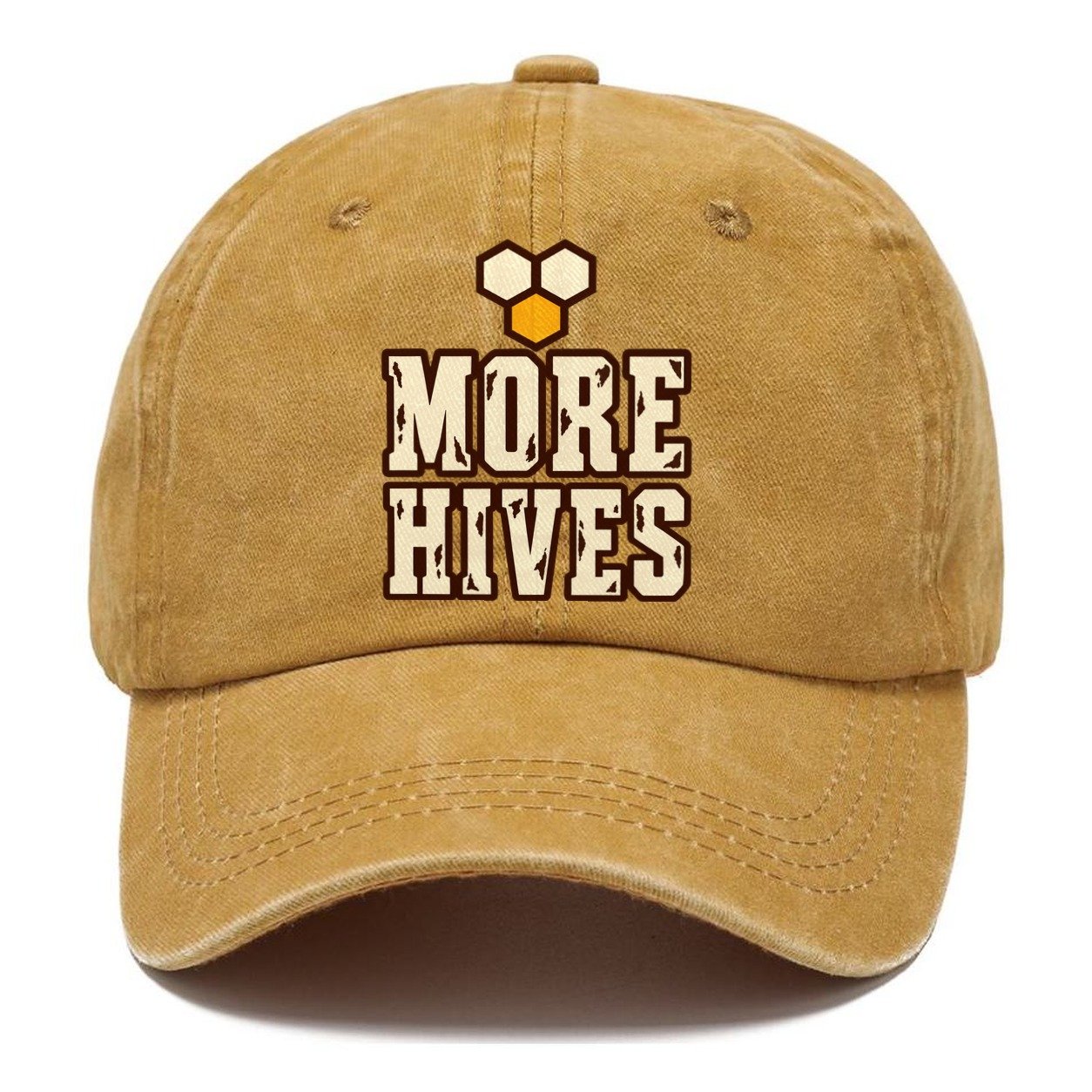 More Hives Beekeeping Classic Cap – Golden Harvest