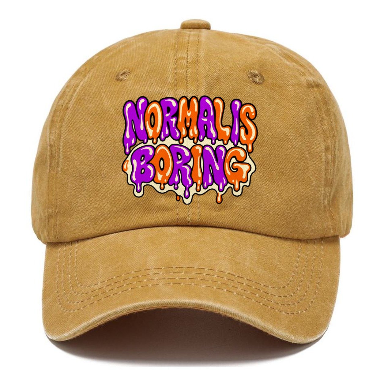 Normal Is Boring Crazy Styles Classic Cap – Golden Harvest