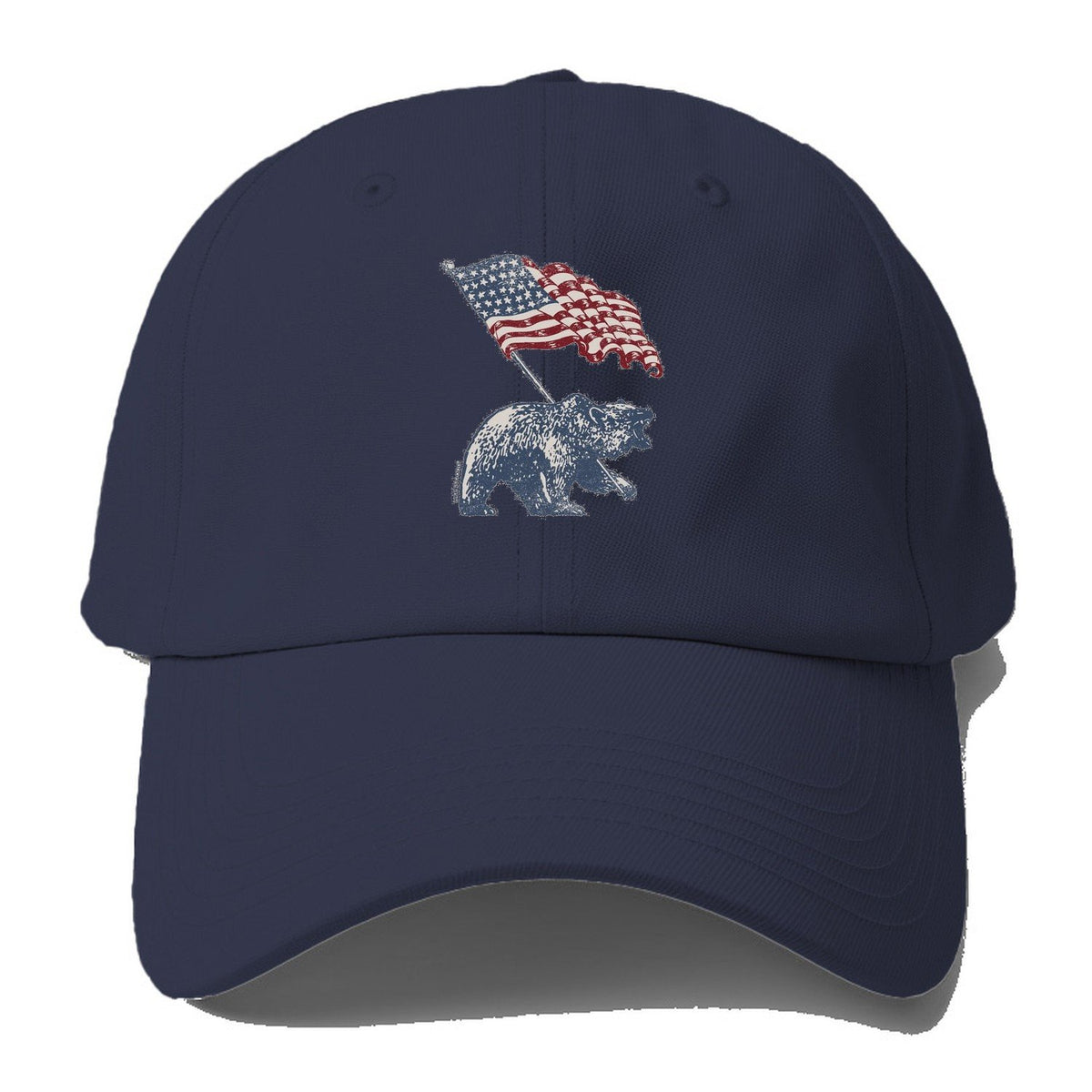 Bear Flag Logo Baseball Cap – Twilight Navy