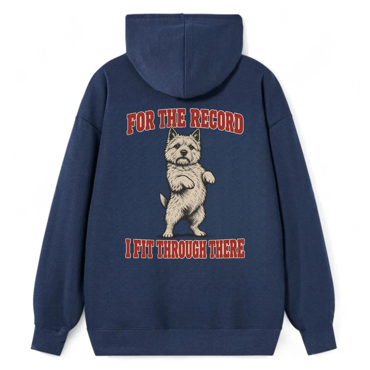 Norwich Terrier Dog Declarations Classic Pullover Hoodie – Navy