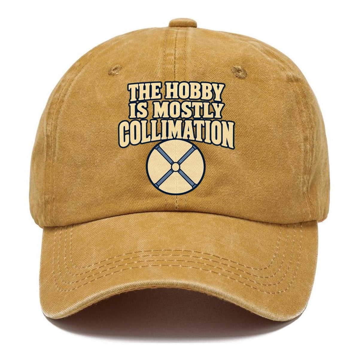 The Hobby Is Mostly Collimation Astronomy And Stargazing Classic Cap – Golden Harvest