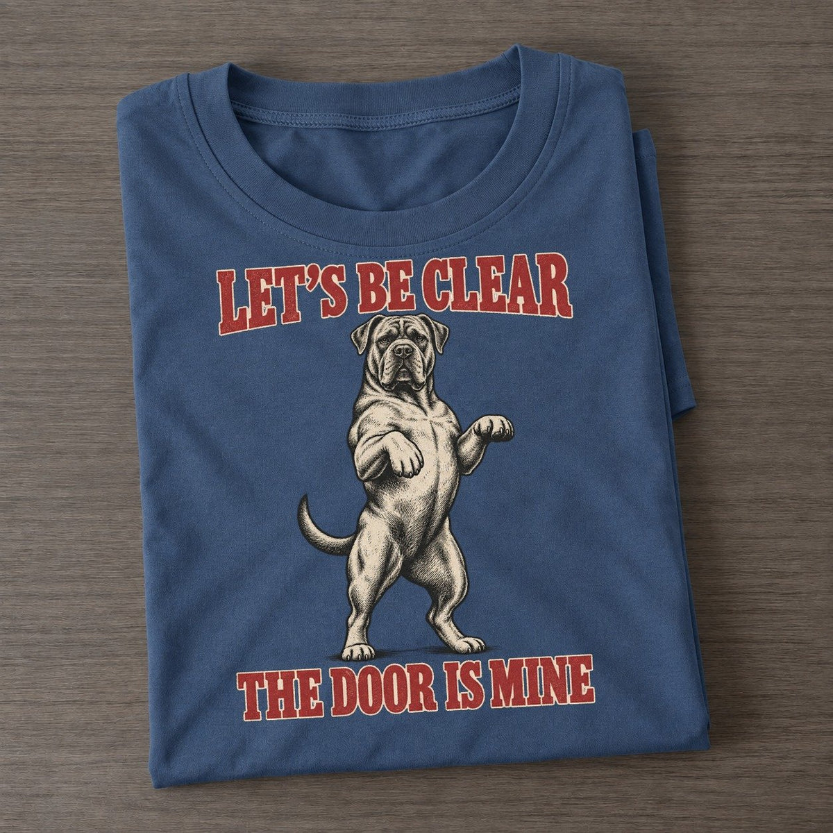 Cane Corso Dog Declarations Classic T-shirt – Twilight Navy