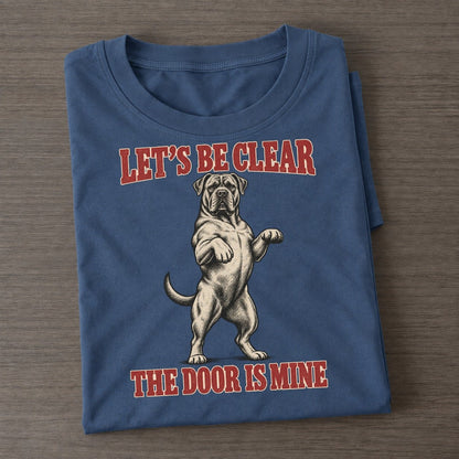Cane Corso Dog Declarations Classic T-shirt – Twilight Navy