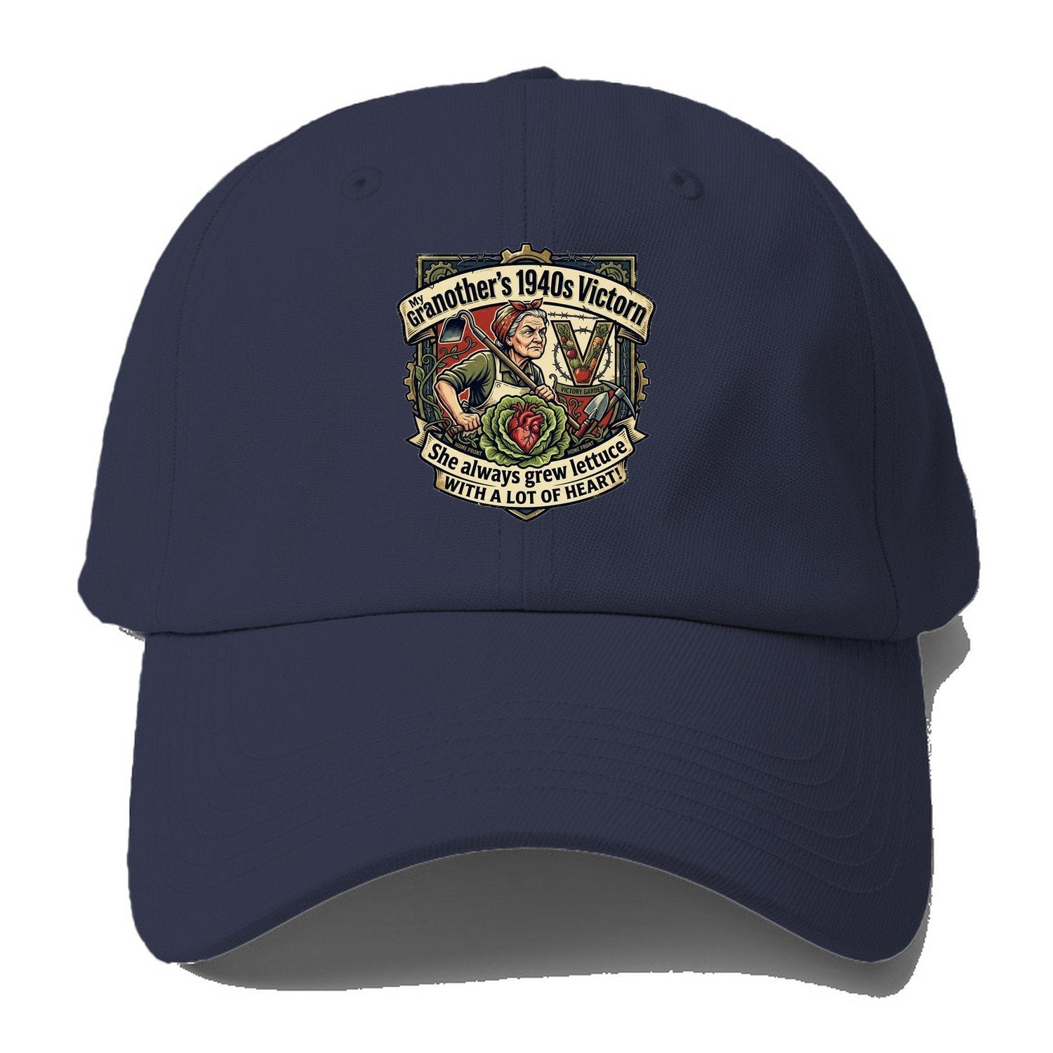 Victory Garden Baseball Cap – Twilight Navy