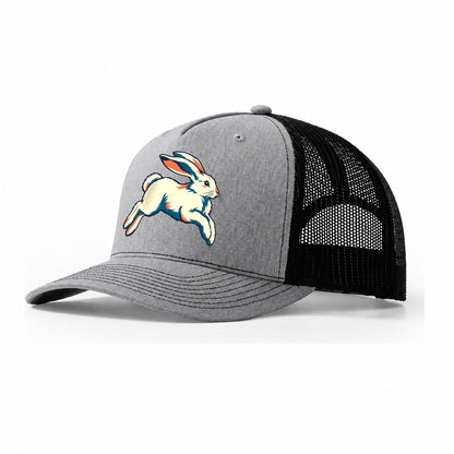 Arctic Hare Leap Trucker Hat – Sport Grey Black