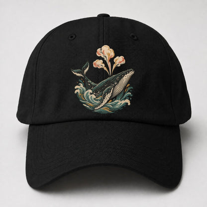 Whale Breath Cloud Gentle Wild Baseball Cap – Black