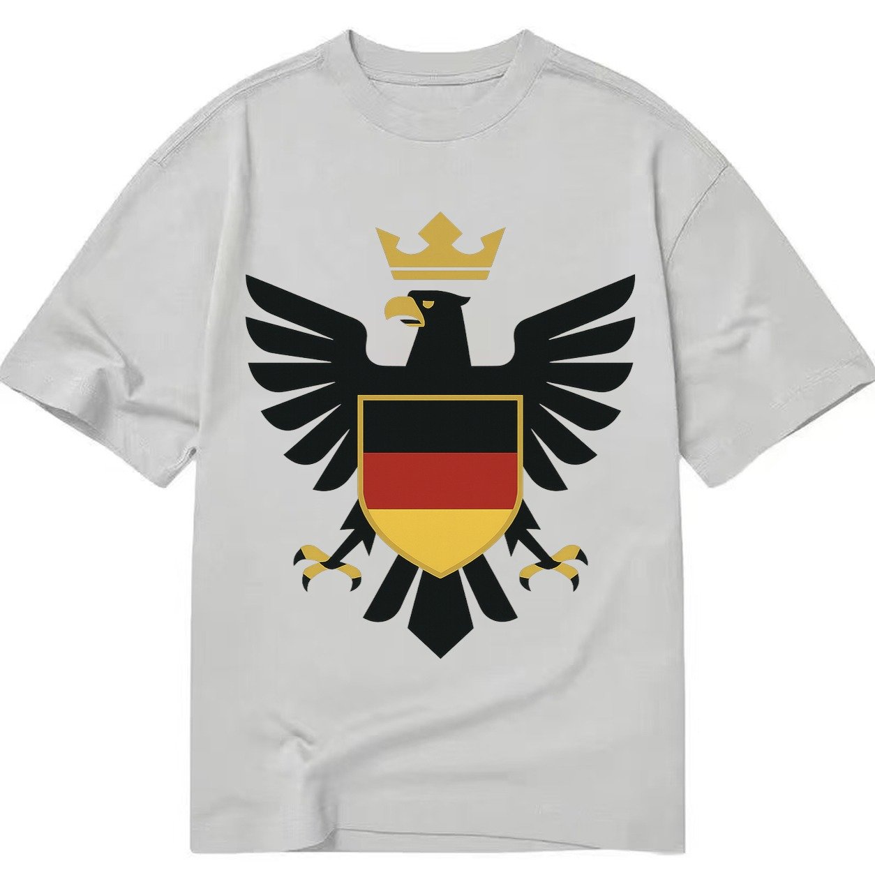 Germany Eagle Emblem Classic T-shirt – Grey