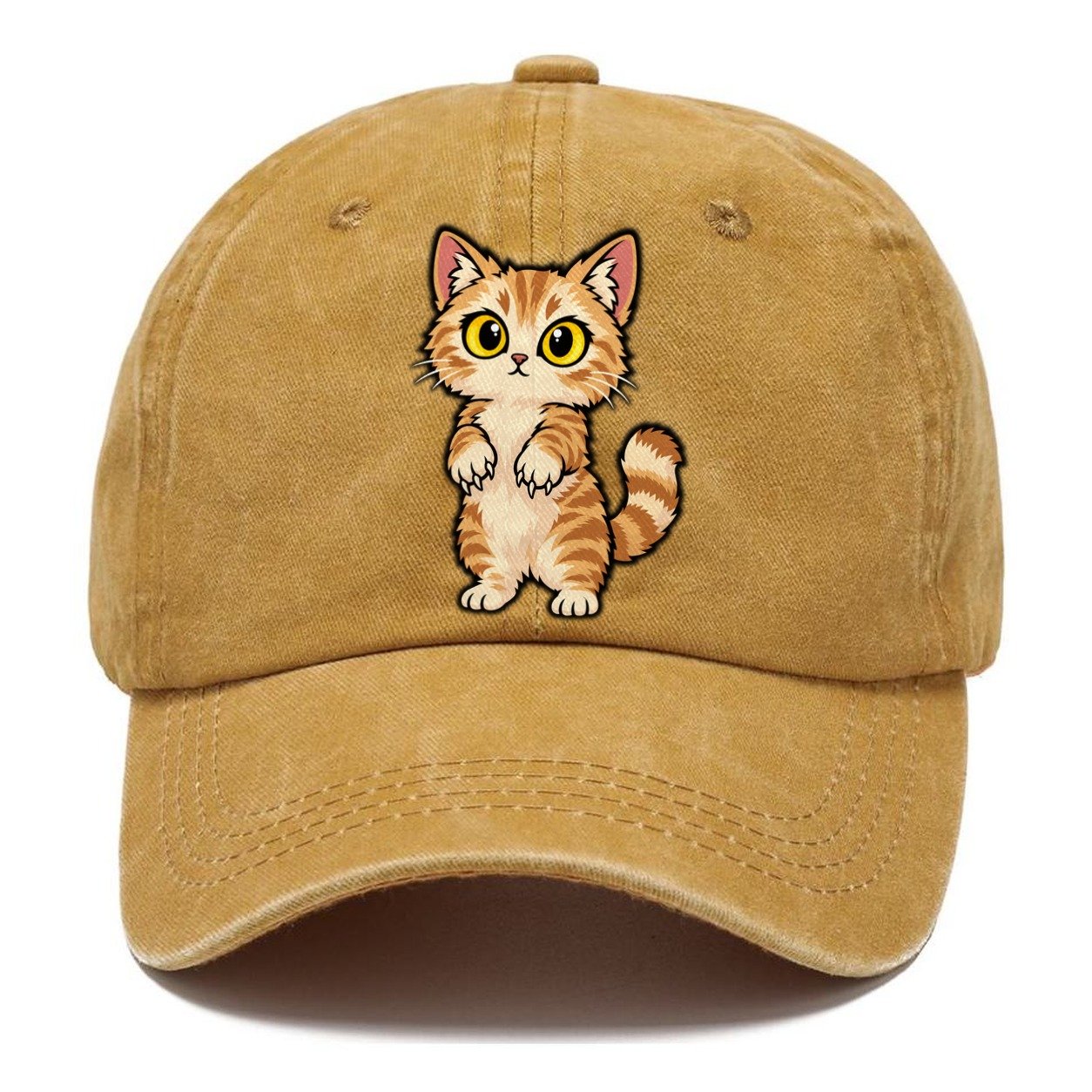 Munchkin Standing Up Peeking Cats Classic Cap – Golden Harvest