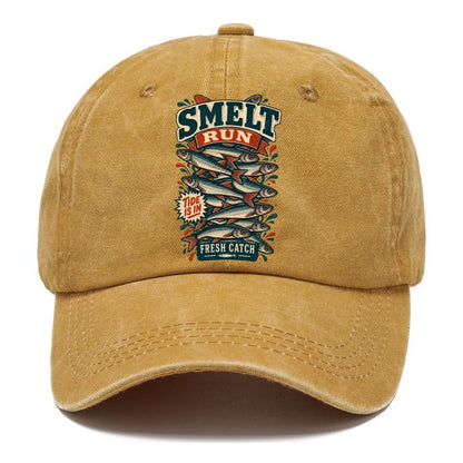 Smelt Run Column Fishing Club Classic Cap – Golden Harvest