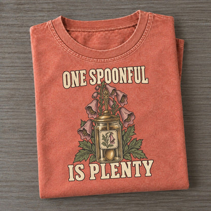 Is Plenty Botanical Warnings Vintage T-shirt – Terracotta
