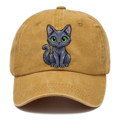 Korat Sitting Peeking Cats Classic Cap – Golden Harvest