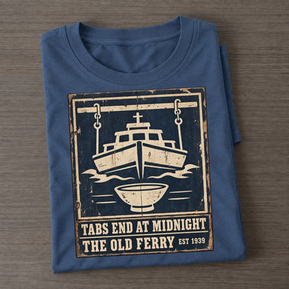 Old Ferry Bar Izakaya Rules Classic T-shirt – Twilight Navy