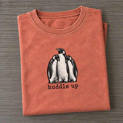 Huddle Up Collective Nouns Vintage T-shirt – Terracotta