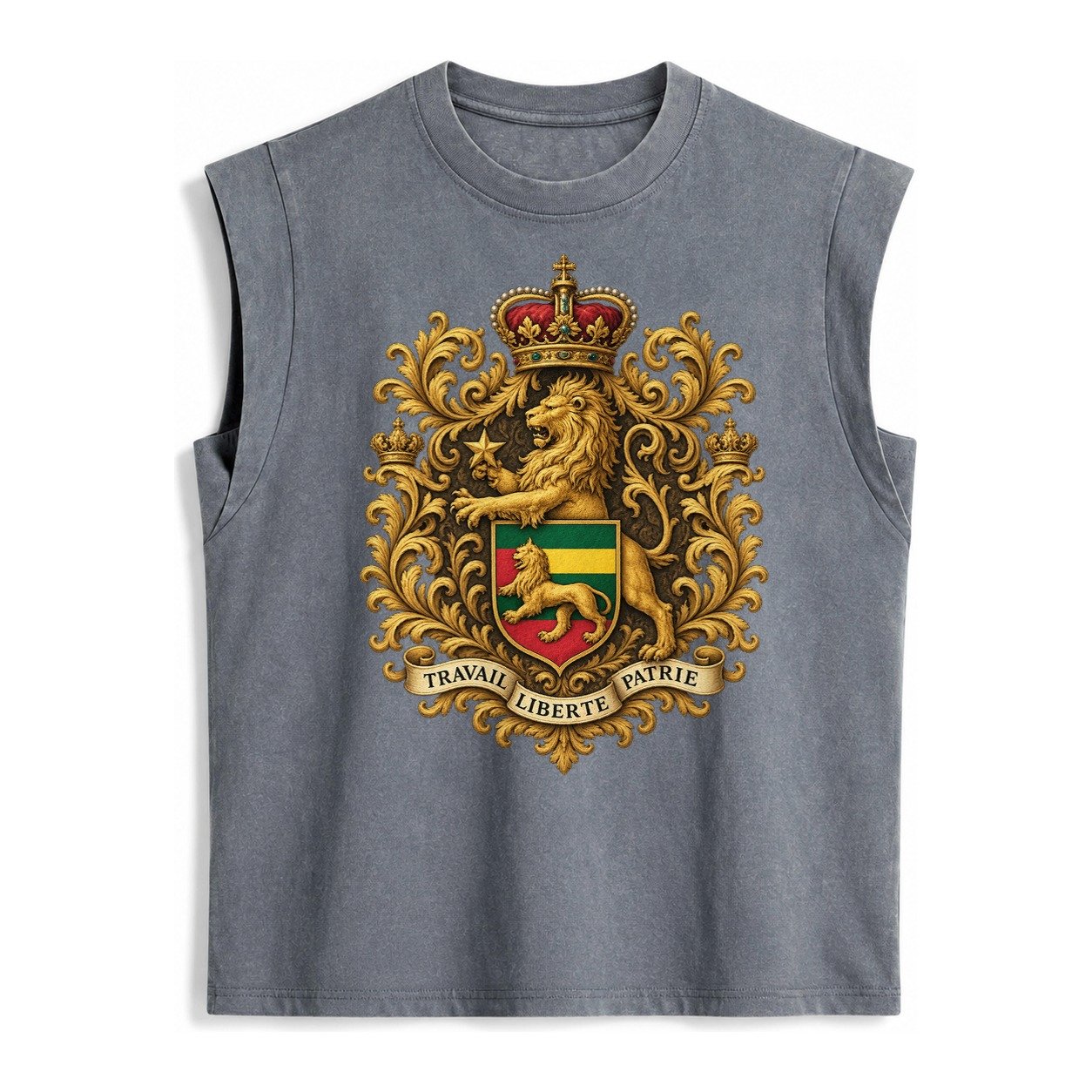 West Highland White Terrier Alert Stan Vintage Washed Tank – Grey