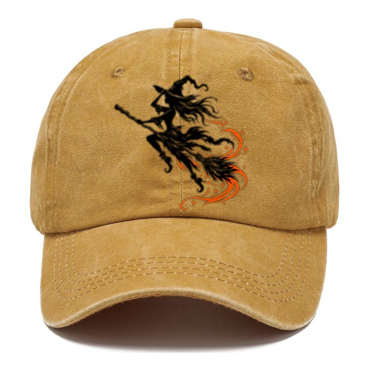 Airborne Witch On A Broom Witch Magic Classic Cap – Golden Harvest