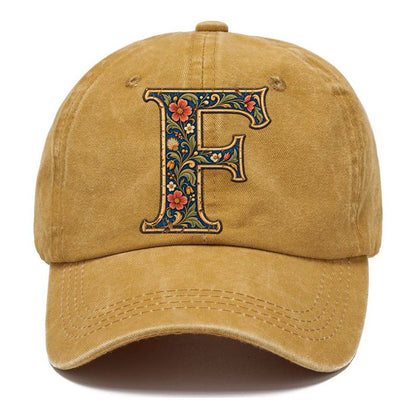 Wildflower F Monogram Classic Cap – Golden Harvest