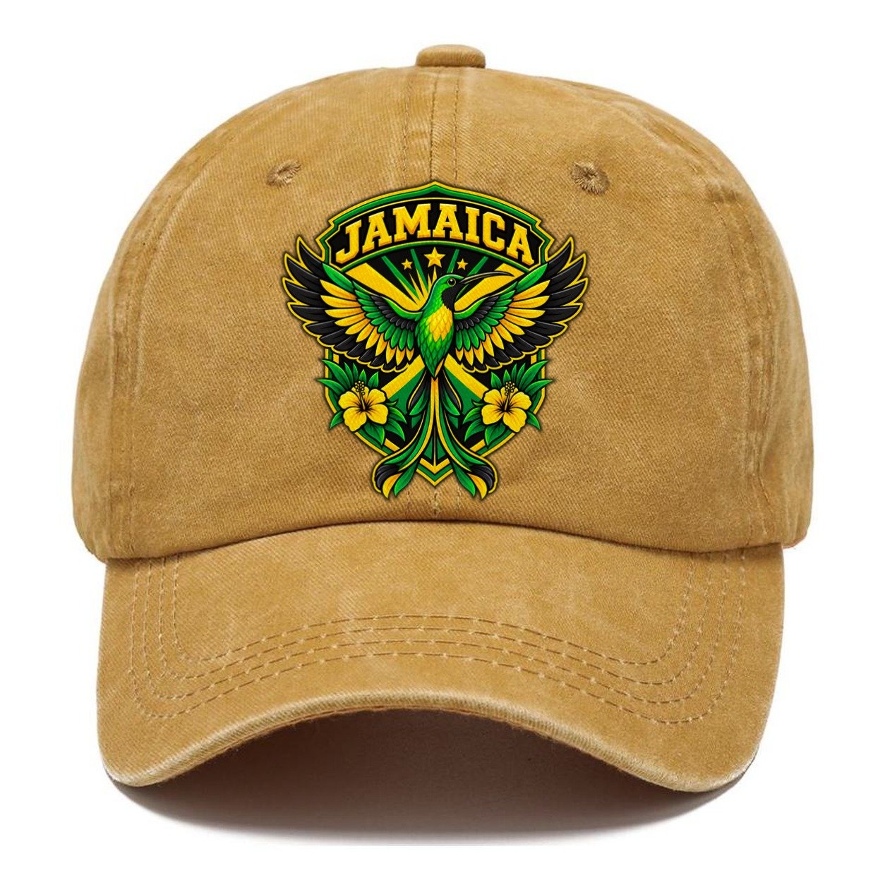 Jamaica Retro Badge Country Logos Classic Cap – Golden Harvest