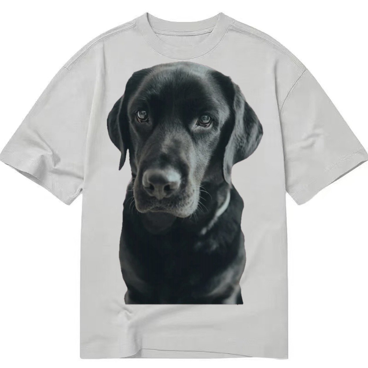 Black Labrador Classic T-shirt – Grey